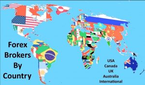 Map of forex brokers by country